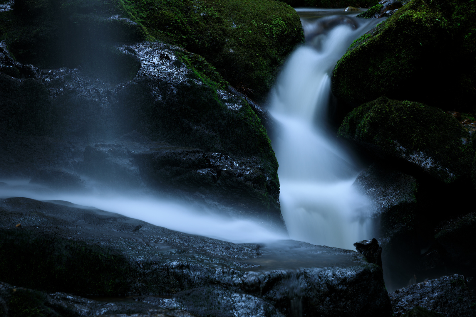 Menzenschwander Wasserfall - Ausschnitt