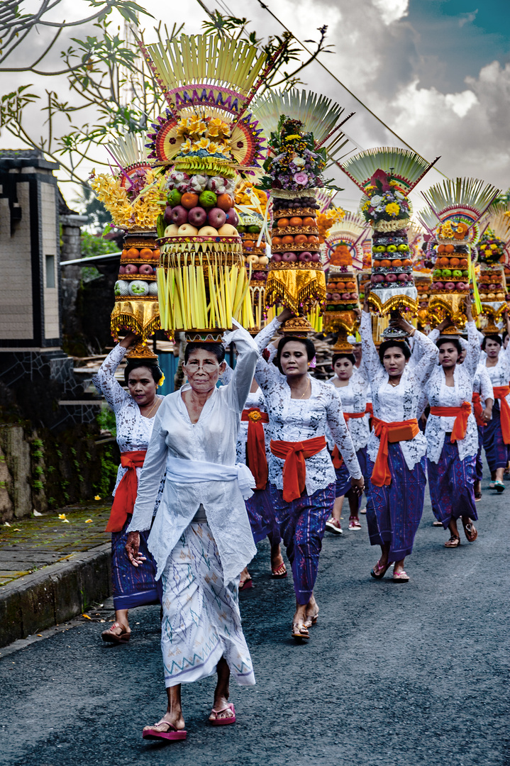 Mepeed parade in Mengwi