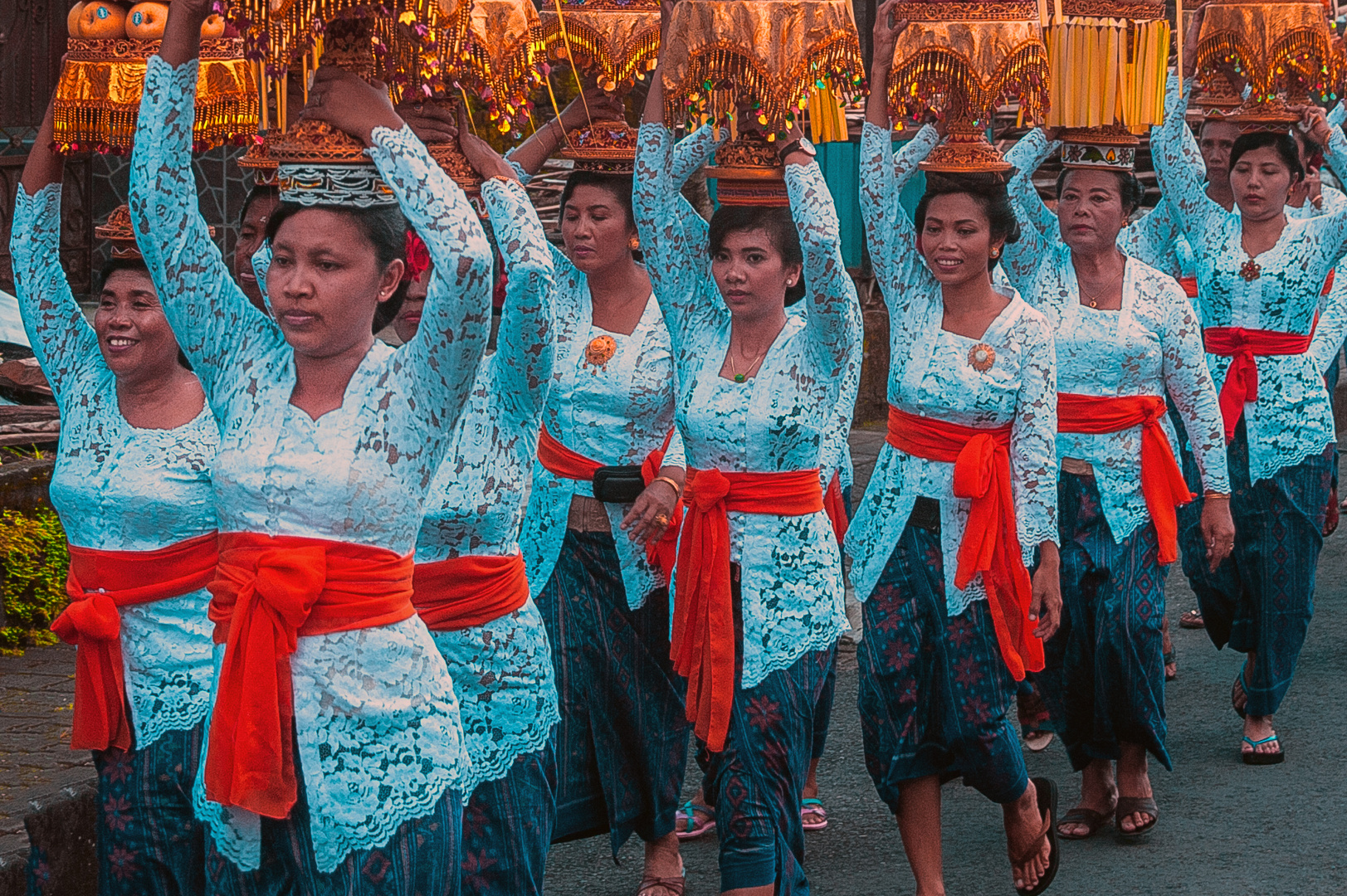 Mepeed parade in Sembung village