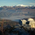 Mer de nuage sur Gréolieres les neiges.