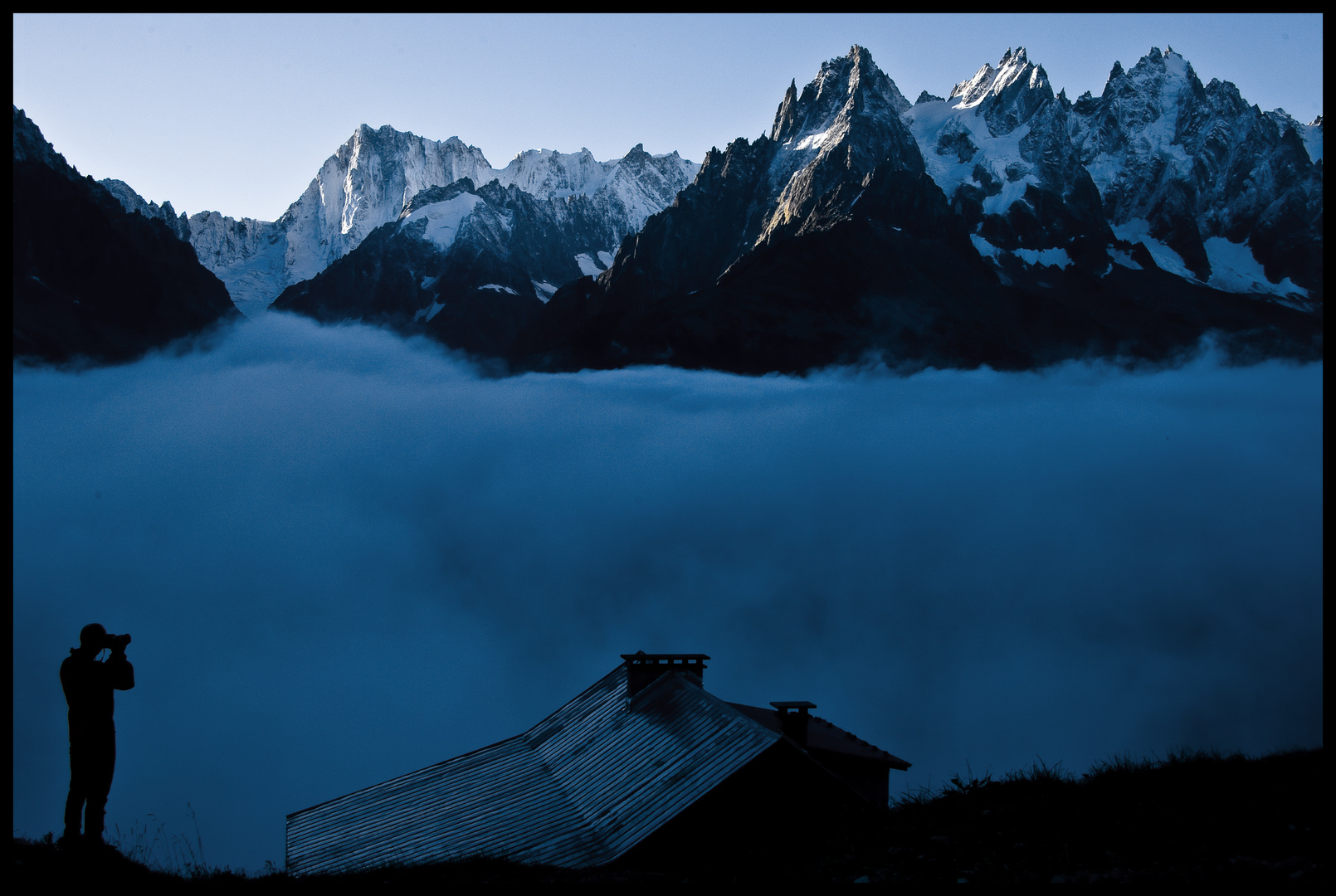 mer de nuages matinal