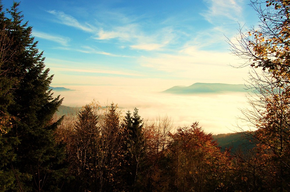 Mer de Nuages sur Les Vosges