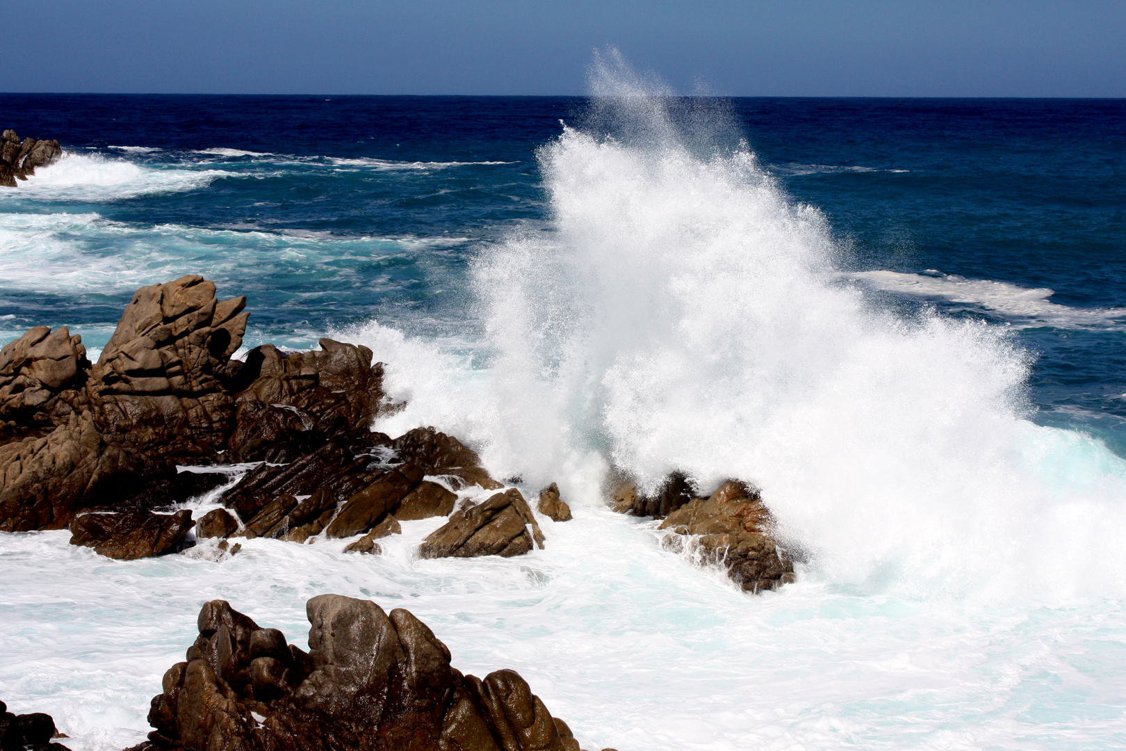 Mer déchainée en Corse