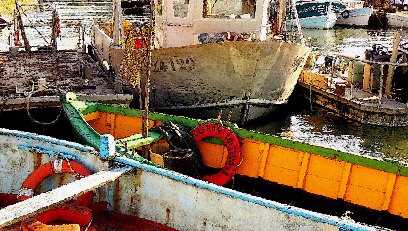 Mer d'huile pour marine à l'eau...