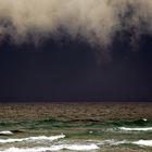 mer et ciel d'orage Tel Aviv