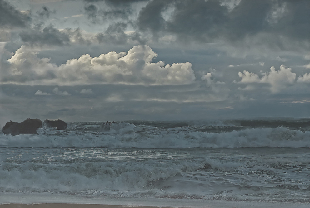 mer et nuages