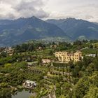 Meran-Blick auf Trautmansdorff-Südtirol