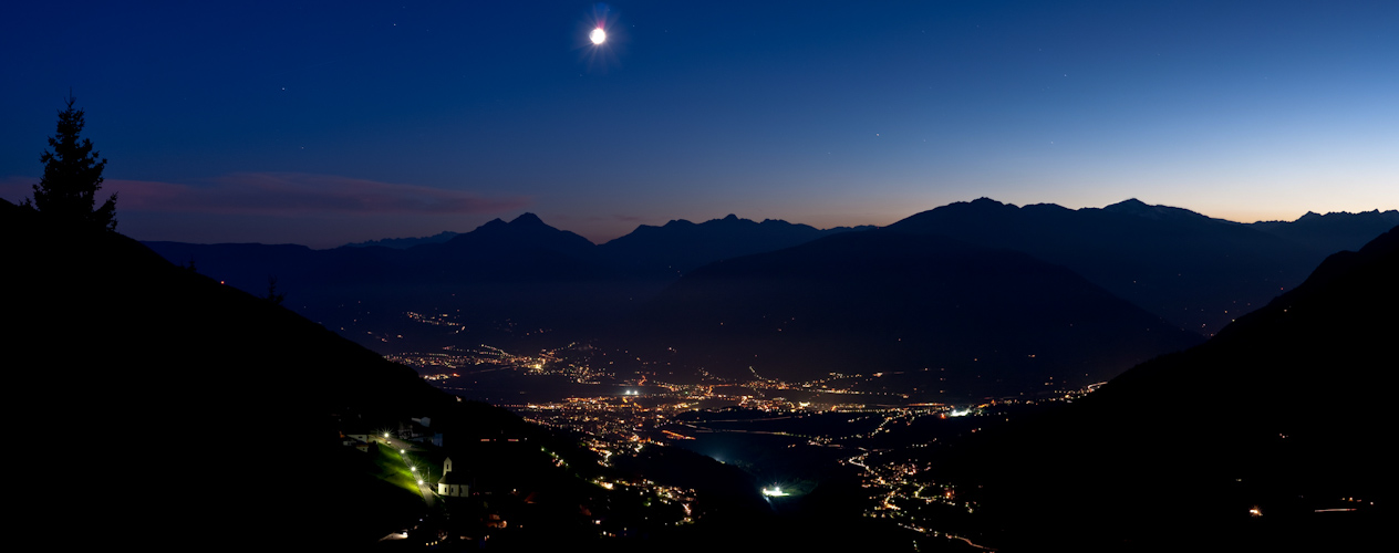 Meran im Mondlicht