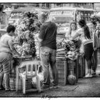 Mercado callejero en Medellín