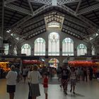 Mercado de abastos de Valencia, España.