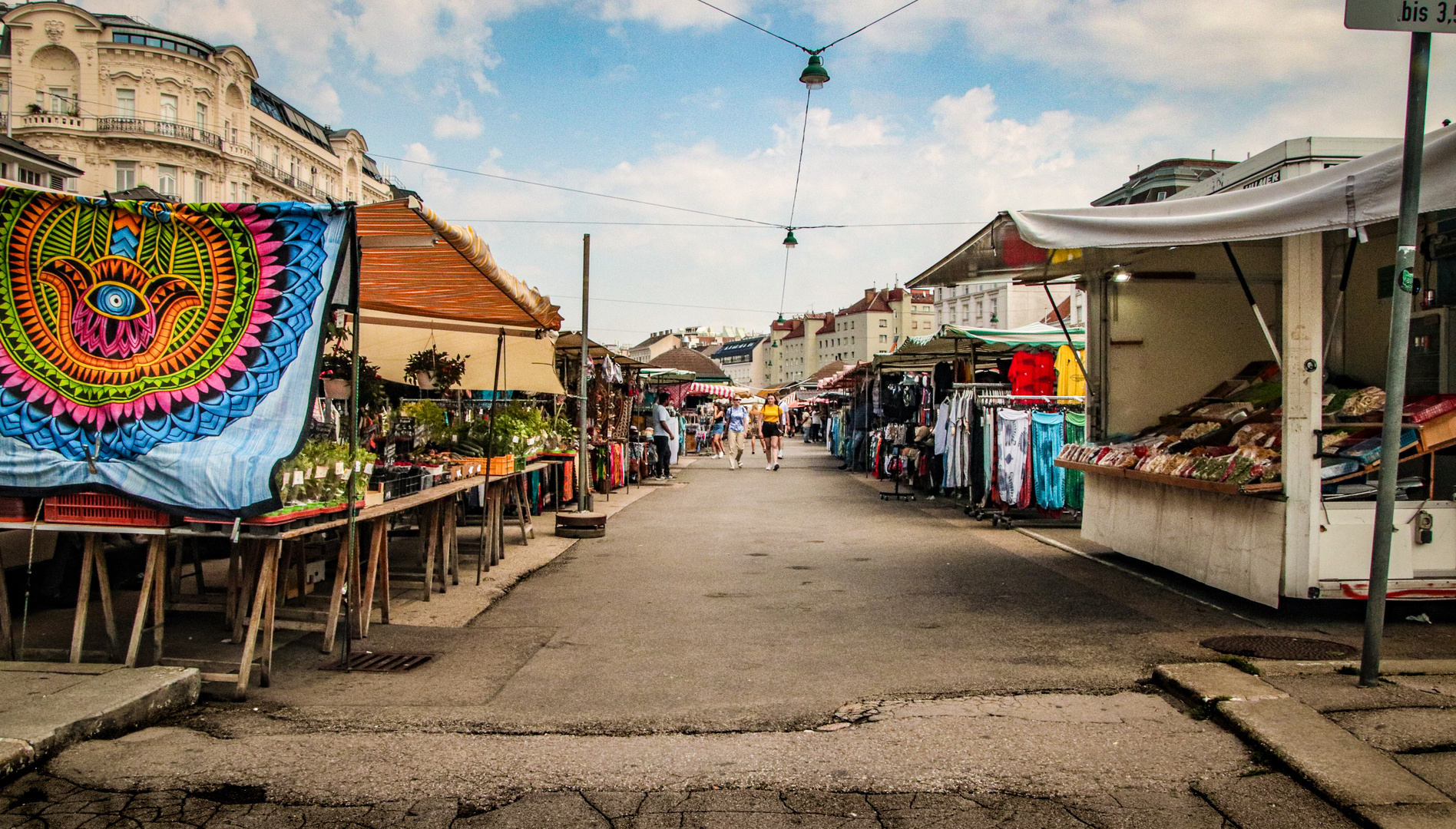 Mercado Naschmarkt #1 – Viena