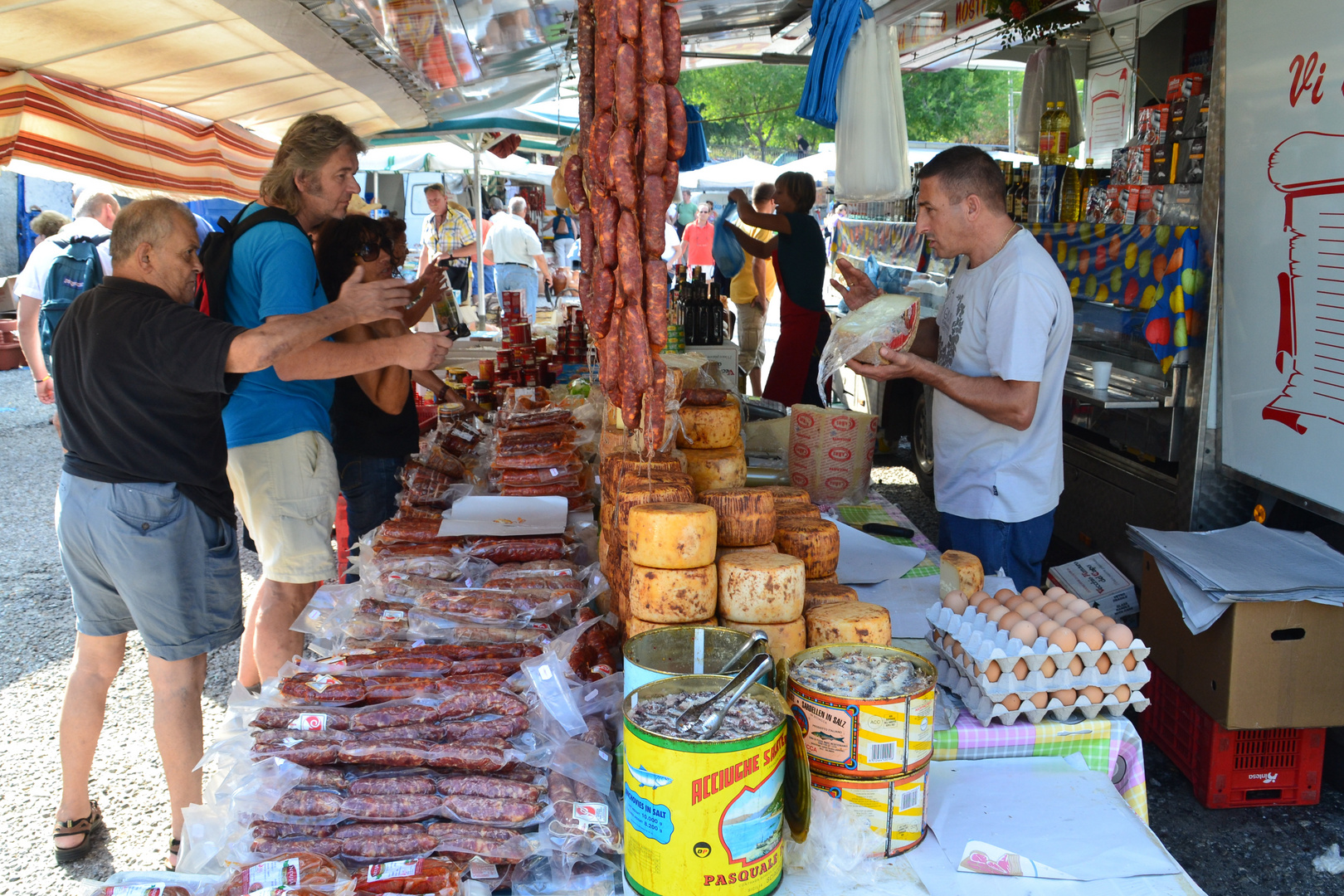 Mercato in Tropea