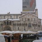 Mercato nella neve