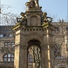 Mercatorbrunnen vor dem Duisburger Rathaus