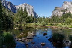 Merced River mit El Capitan