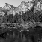 Merced River mit Three Brothers