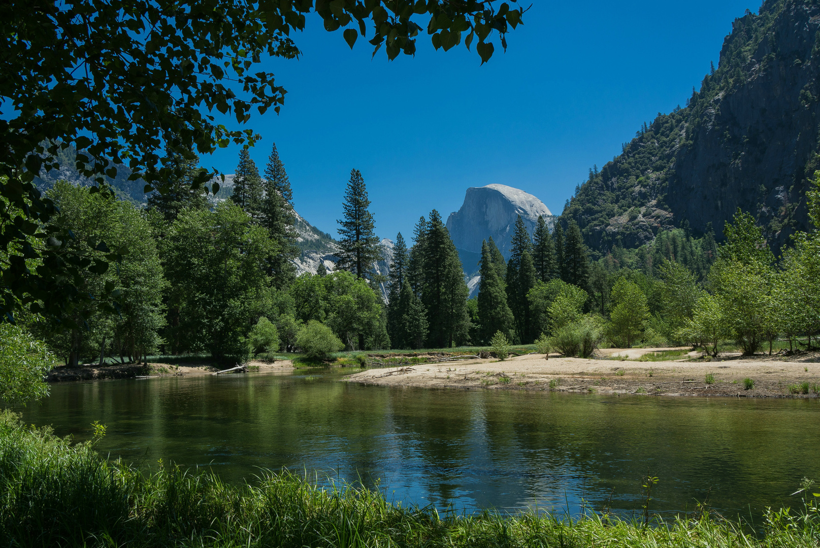 Merced River und Half Dome