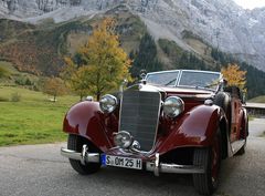 MERCEDES 1938 CABRIO IN DER ENG-KARWENDELGEBIET!!