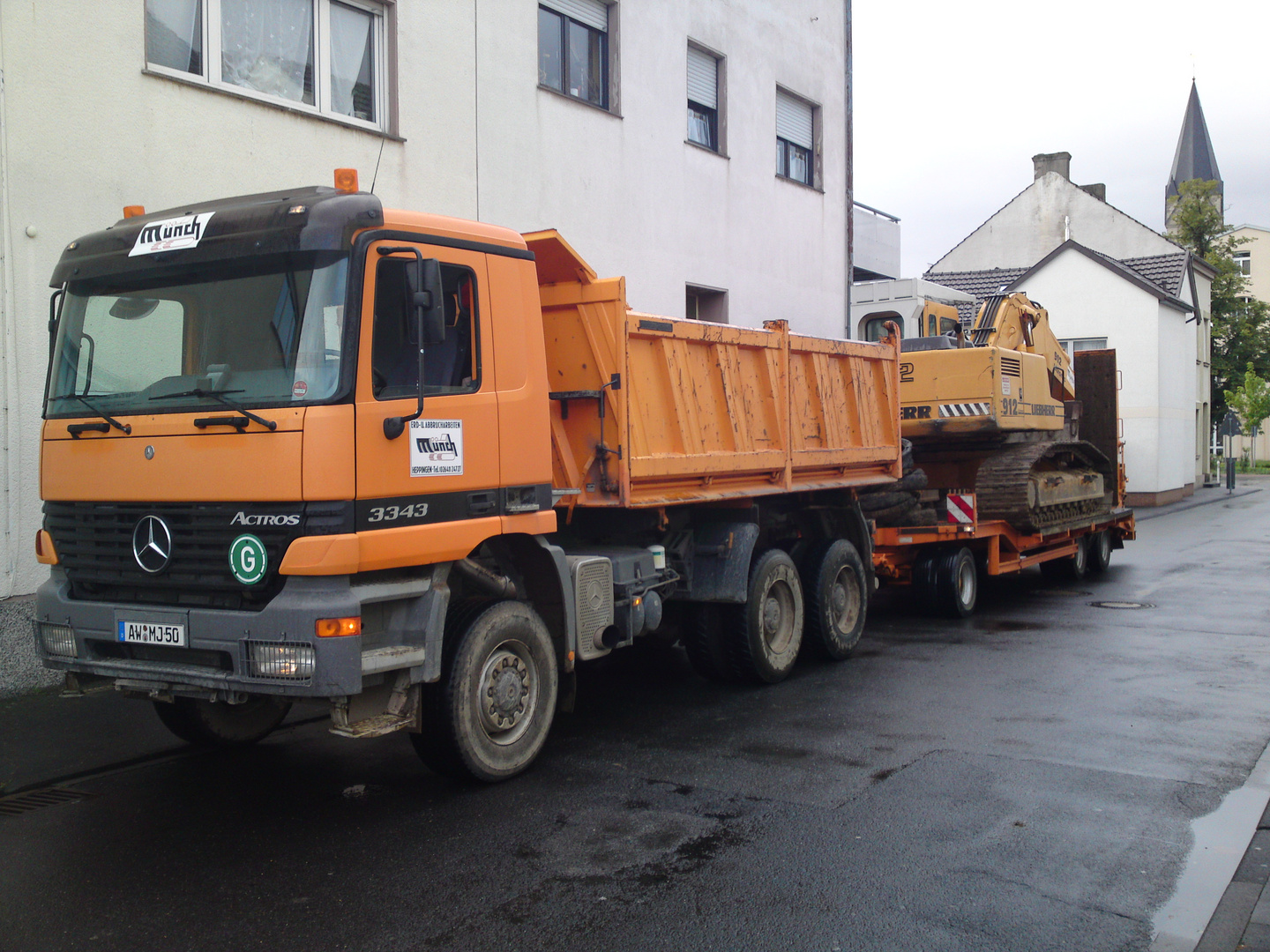 Mercedes Actros mit Liebherr 912 Litronic