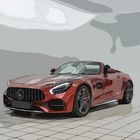 Mercedes AMG GT Roadster rot