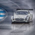 Mercedes AMG SLS GT3 bei Hockenheimring Tests 13.04.2016