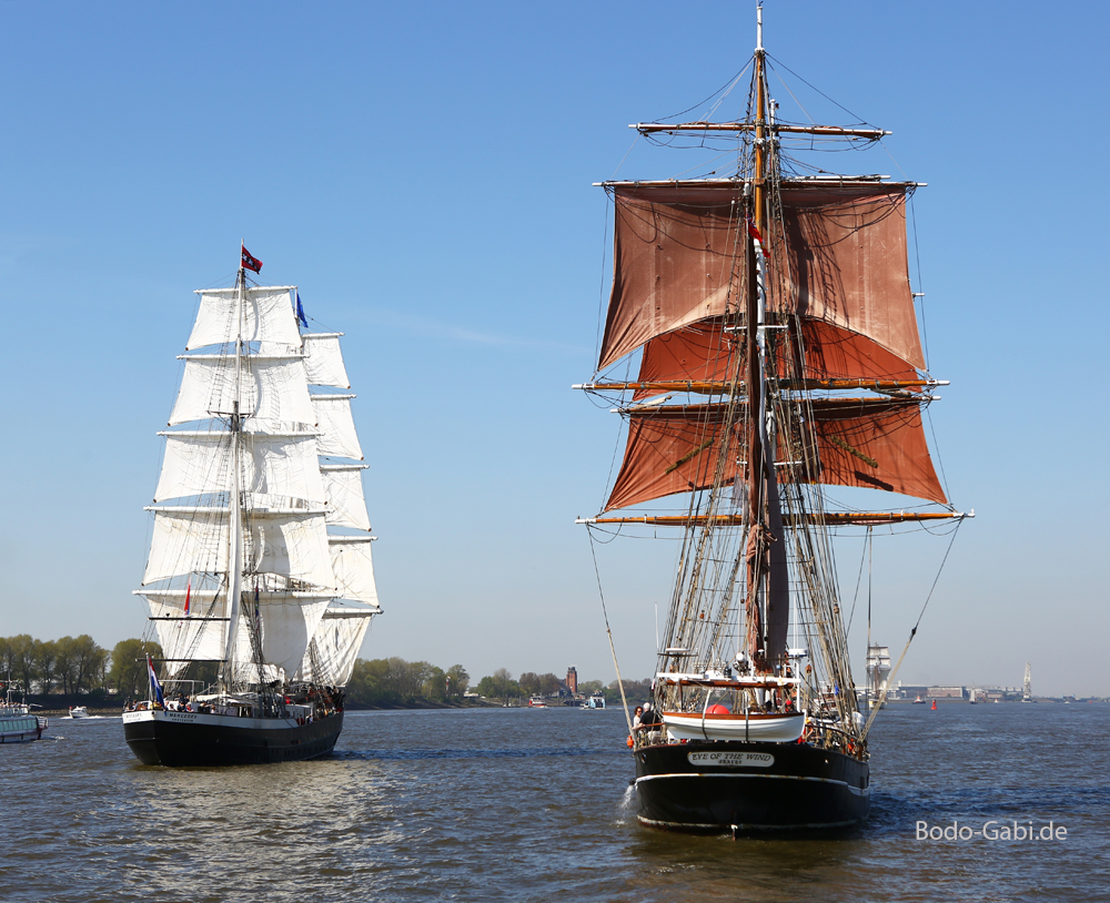 Mercedes Amsterdam und Eye of the Wind