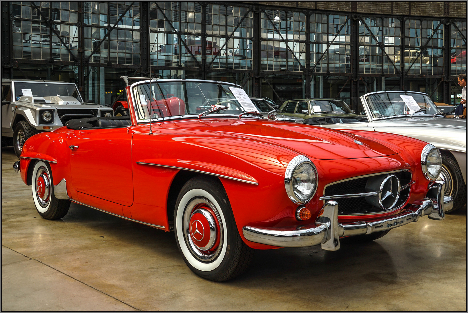 Mercedes Benz 190 SL Roadster (1) Foto & Bild | oldtimer