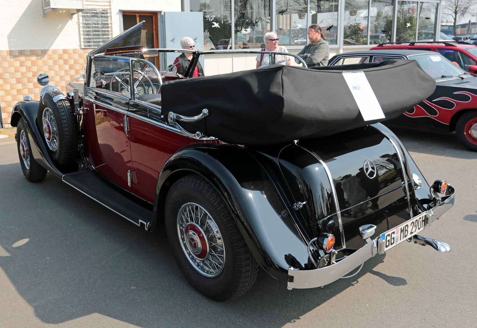 Mercedes Benz 290 B Cabriolet 2 Foto & Bild autos & zweiräder