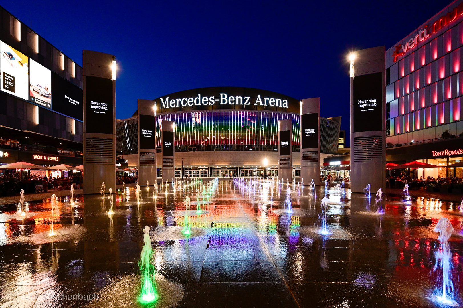 Mercedes-Benz-Arena vor Corona