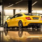 Mercedes-Benz C63 AMG Coupe Yellow
