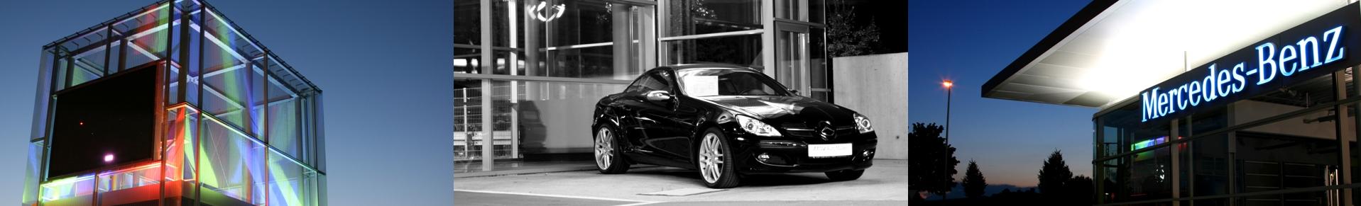 Mercedes Benz Friedrichshafen Foto Bild Architektur Architektur Bei Nacht Motive Bilder Auf Fotocommunity