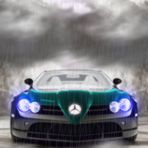 Mercedes-Benz SLR bei regen...