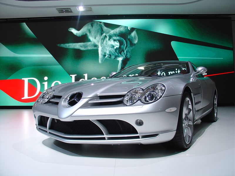 Mercedes-Benz SLR gestern auf der IAA in Frankfurt