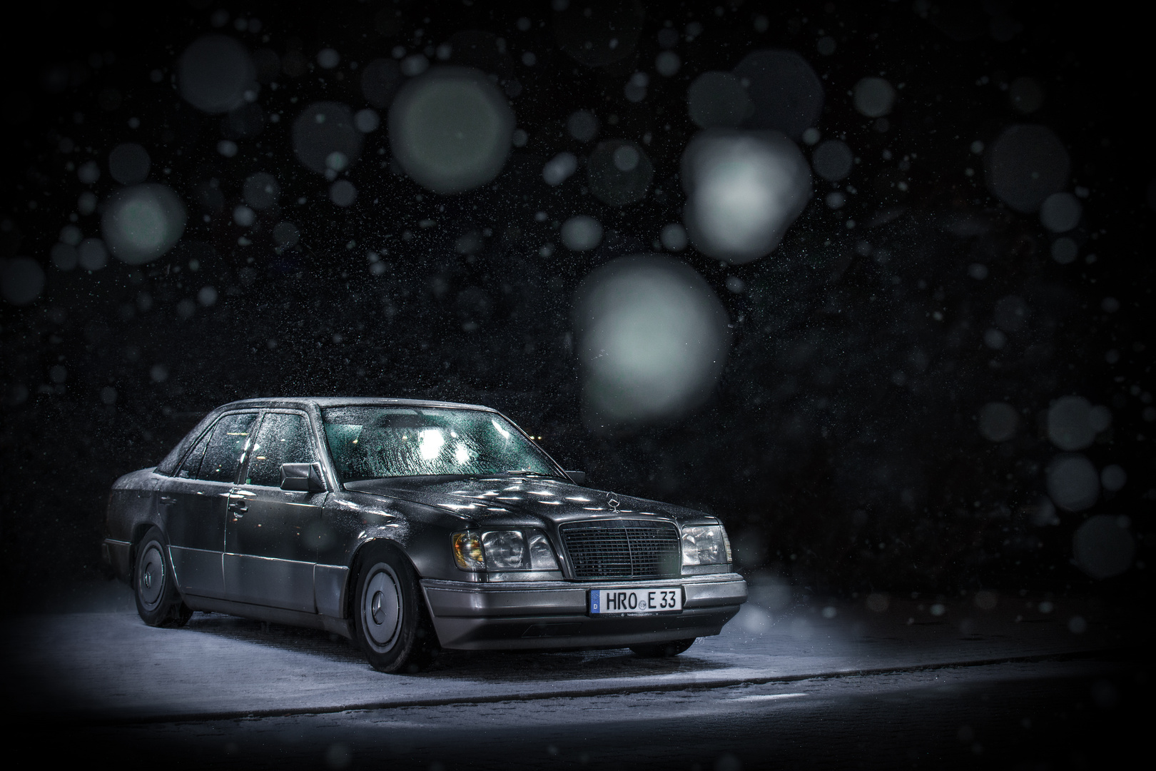 Mercedes Benz W124 - Lightpainting