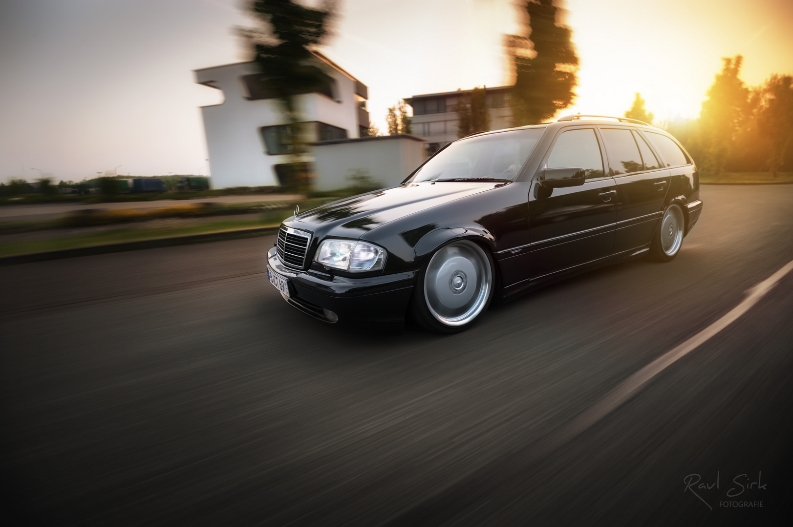 Mercedes C43 AMG stanced