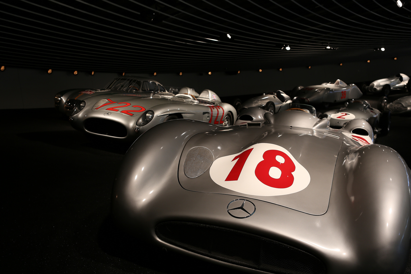 Mercedes racing cars