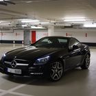 Mercedes SLK R172 in Tiefgarage