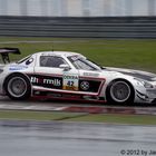Mercedes SLS AMG GT3 im Regen...