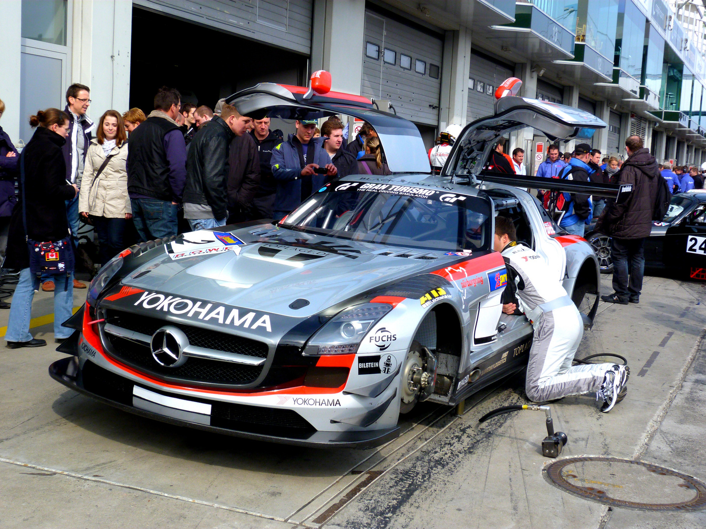 Mercedes SLS - VLN Einstellfahrten