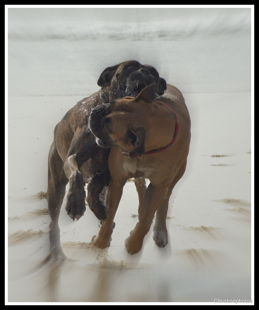 Mére & fille en pleine course !