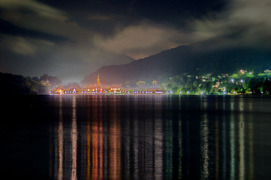 Mergozzo by night (Italy)