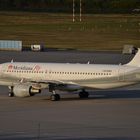 Meridiana Fly after Landing at CGN