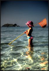 meriggiare sulla spiaggia di Barcaggio