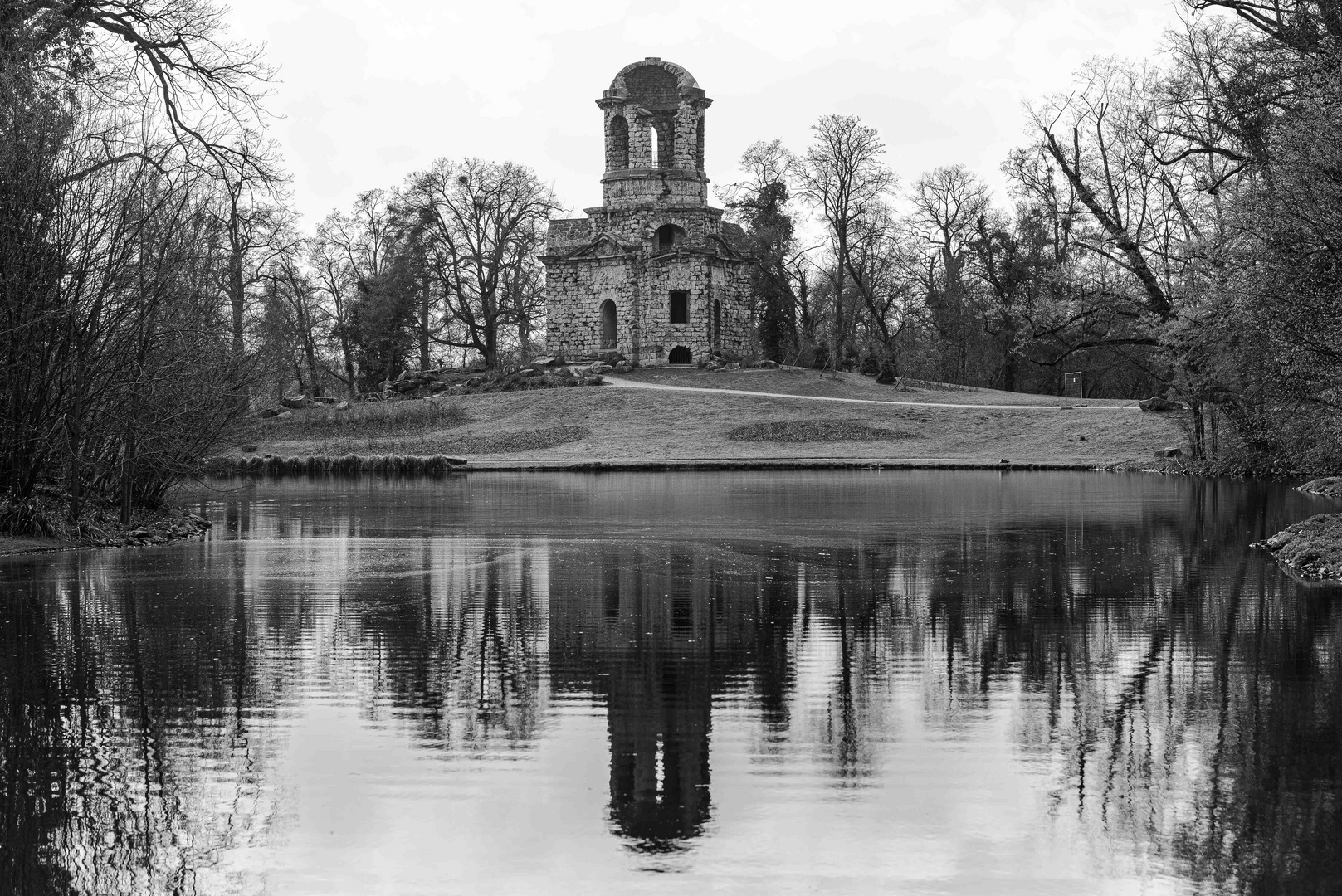 Merkur-Tempel Schlosspark Schwetzingen