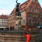 Merkurbrunnen und Weberhaus