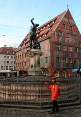 Merkurbrunnen und Weberhaus