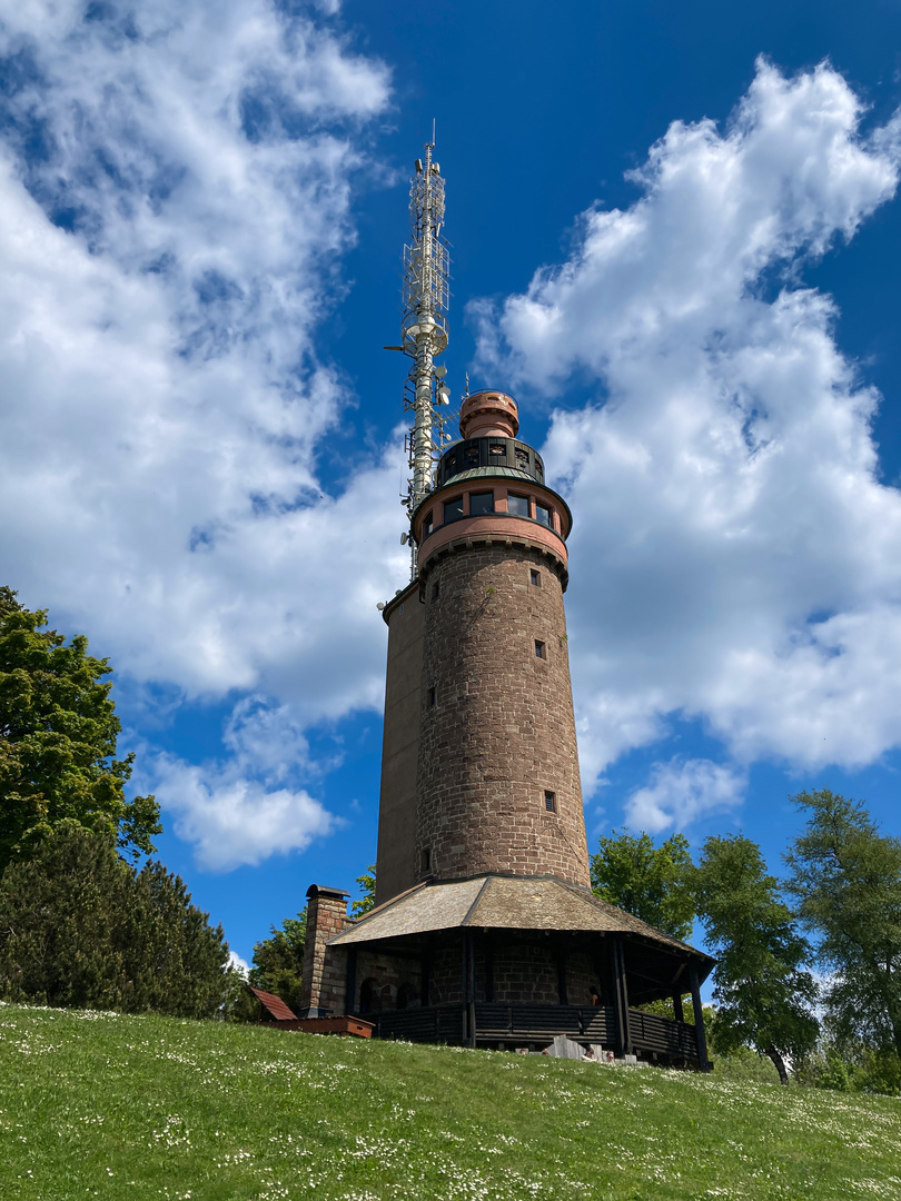 Merkurturm - mit Funkkontakt "nach oben"