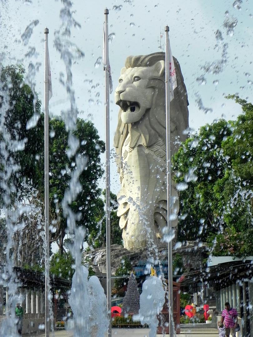 Merlion auf Sentosa