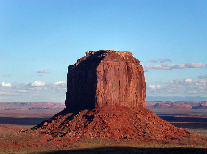 Merrick Butte im Abendlicht