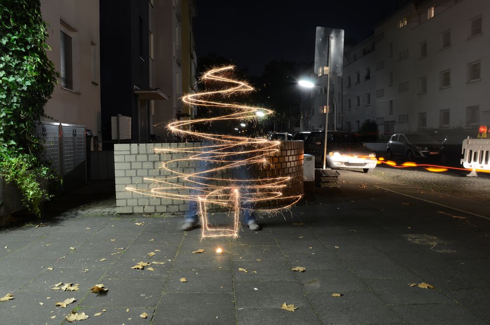 Merry Christbaum - Lightpainting